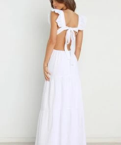 PUP42 Peaches Dress - White