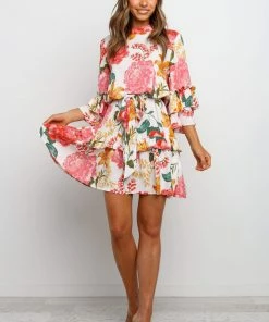 PUP49 Peta Dress - White Dresses