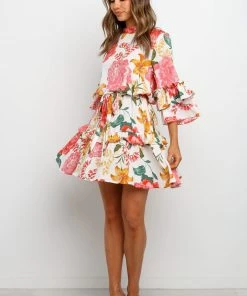 PUP49 Peta Dress - White Dresses