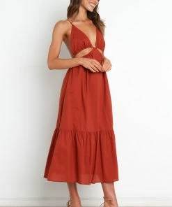 PUP3 Piero Dress - Rust