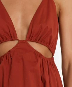 PUP3 Piero Dress - Rust