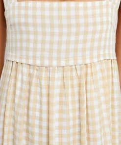 PUP3 Dresses Prudence Dress - Beige Gingham