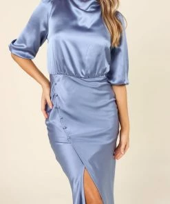 PUP14 Rana Dress - Blue Dresses