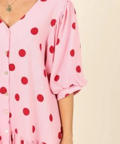 PUP52 Regina Dress - Pink Dresses