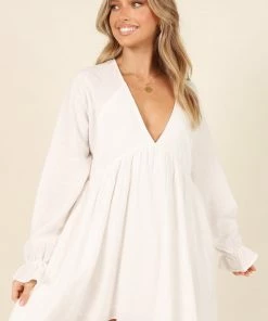 PUP9 Remi Dress - White Dresses