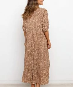 PUP51 Rieti Dress - Brown Dresses