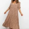 PUP51 Rieti Dress - Brown Dresses