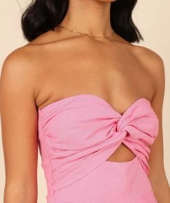 PUP4 Rosetta Dress - Hot Pink Dresses