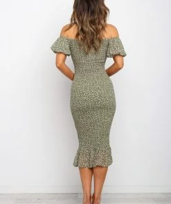 PUP14 Rubik Dress - Green Dresses