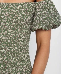 PUP14 Rubik Dress - Green Dresses