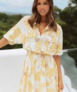 PUP56 Dresses Satori Dress - Yellow