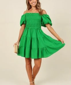 PUP4 Selah Dress - Green Dresses