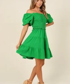 PUP4 Selah Dress - Green Dresses