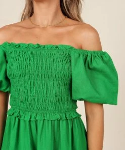 PUP4 Selah Dress - Green Dresses