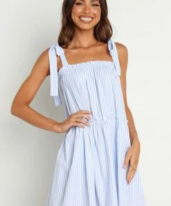 PUP3 Dresses Selina Dress - Blue Stripe