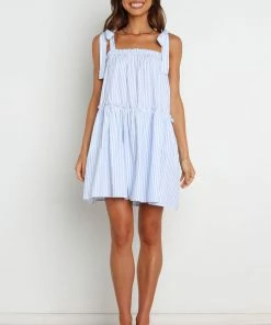 PUP3 Dresses Selina Dress - Blue Stripe