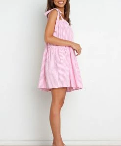 PUP3 Selina Dress - Pink Stripe