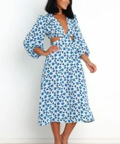 PUP61 Dresses Simonette Dress - Blue