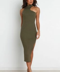 PUP44 Dresses Skyline Dress - Olive