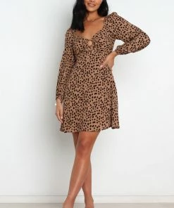 PUP3 Sonora Dress - Brown Dresses