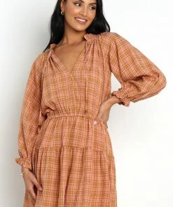 PUP52 Sorah Dress - Tan Dresses