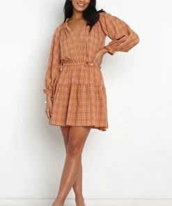 PUP52 Sorah Dress - Tan Dresses