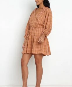 PUP52 Sorah Dress - Tan Dresses