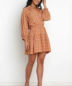 PUP52 Sorah Dress - Tan Dresses