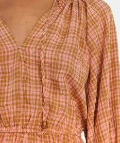 PUP52 Sorah Dress - Tan Dresses