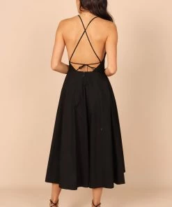 PUP65 Stella Midi Dress - Black