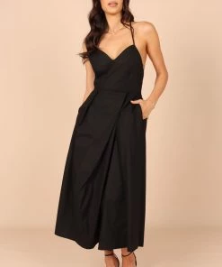 PUP65 Stella Midi Dress - Black