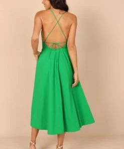 PUP65 Stella Midi Dress - Emerald