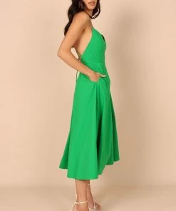 PUP65 Stella Midi Dress - Emerald