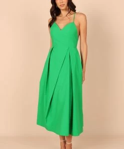 PUP65 Stella Midi Dress - Emerald