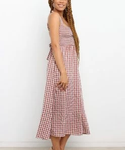 PUP30 Sumi Dress - Chocolate Gingham