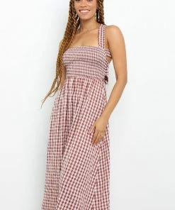 PUP30 Sumi Dress - Chocolate Gingham