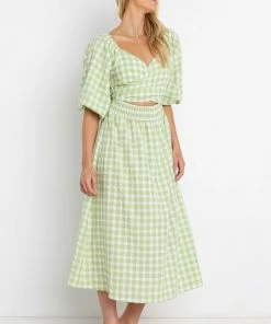PUP51 Tana Dress - Green Dresses