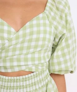 PUP51 Tana Dress - Green Dresses