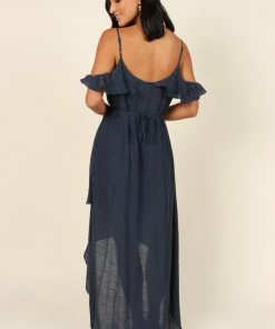 PUP64 Tarma Maxi Dress - Navy Dresses