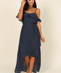 PUP64 Tarma Maxi Dress - Navy Dresses