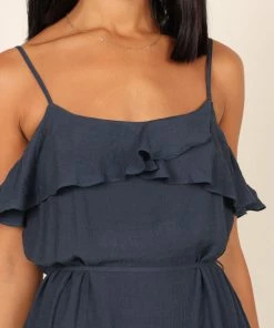 PUP64 Tarma Maxi Dress - Navy Dresses