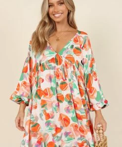 PUP56 Dresses Tarron Dress - Orange