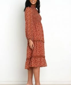 PUP4 Valente Dress - Rust