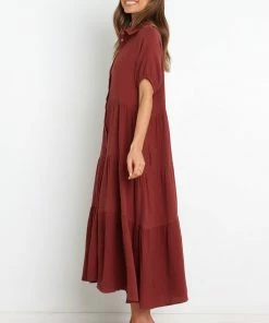 PUP50 Wabash Dress - Brown Dresses