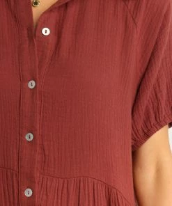 PUP50 Wabash Dress - Brown Dresses