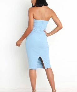 PUP14 Whitehaven Dress - Blue Dresses