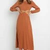PUP30 Yeseni Dress - Tan Dresses