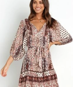 PUP62 Dresses Zarly Dress - Brown