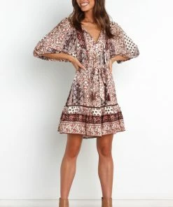 PUP62 Dresses Zarly Dress - Brown