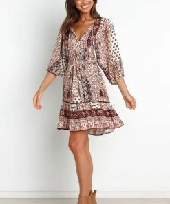 PUP62 Dresses Zarly Dress - Brown